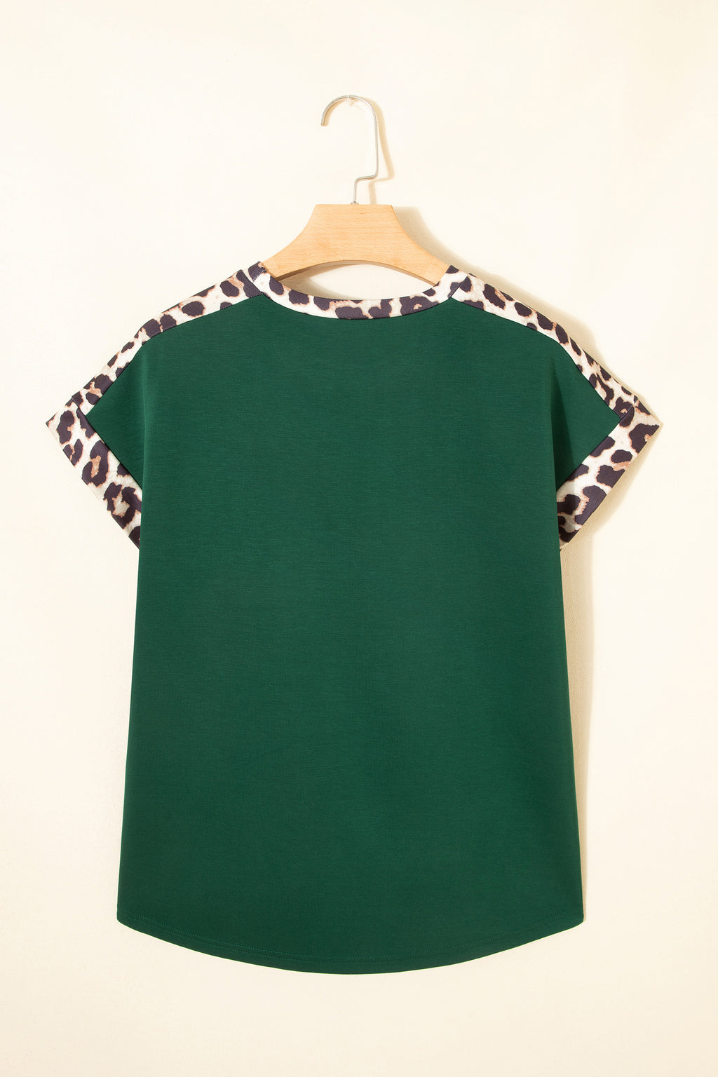 Camiseta holgada con cuello redondo