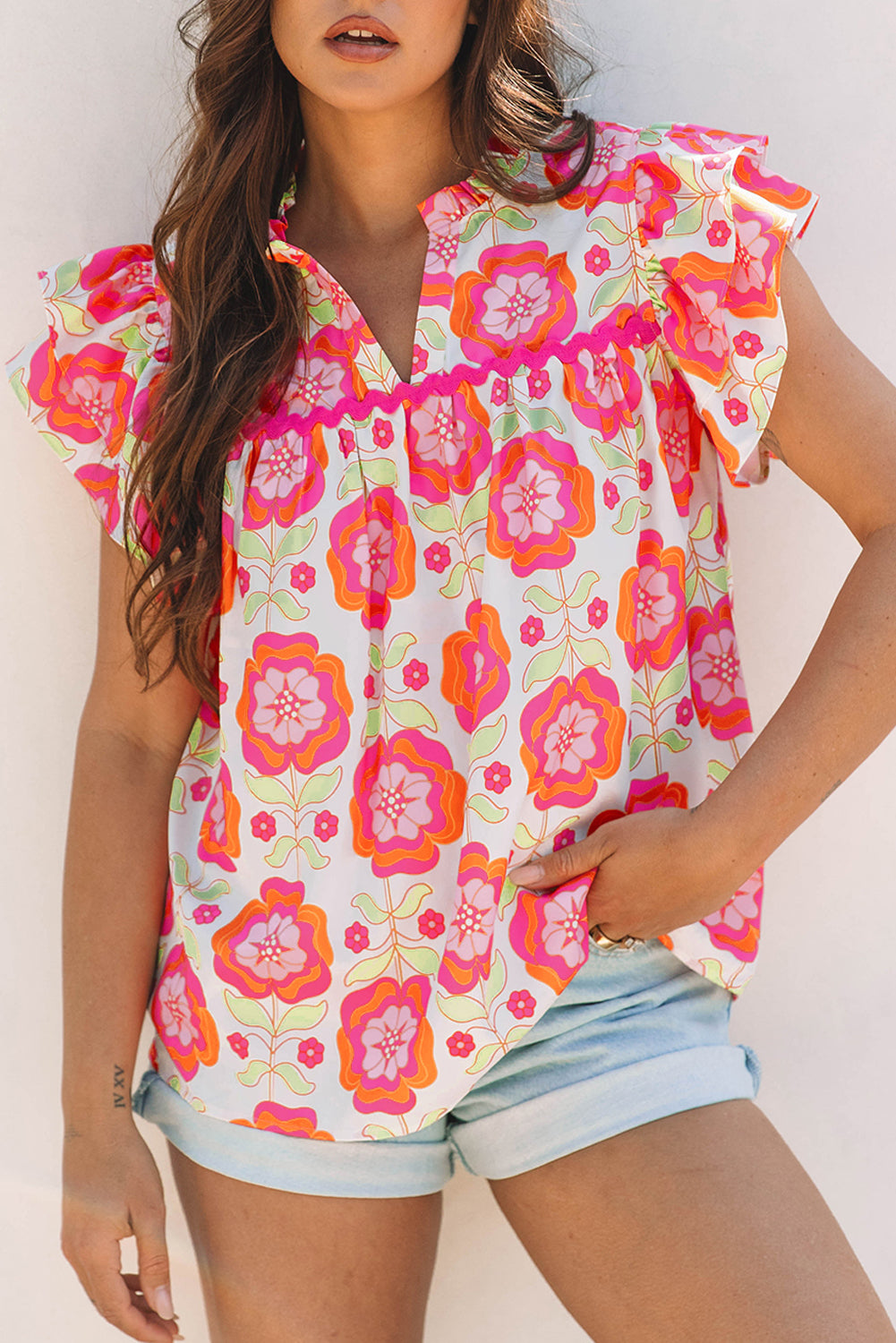 Rose Floral Manga Ric-Rac