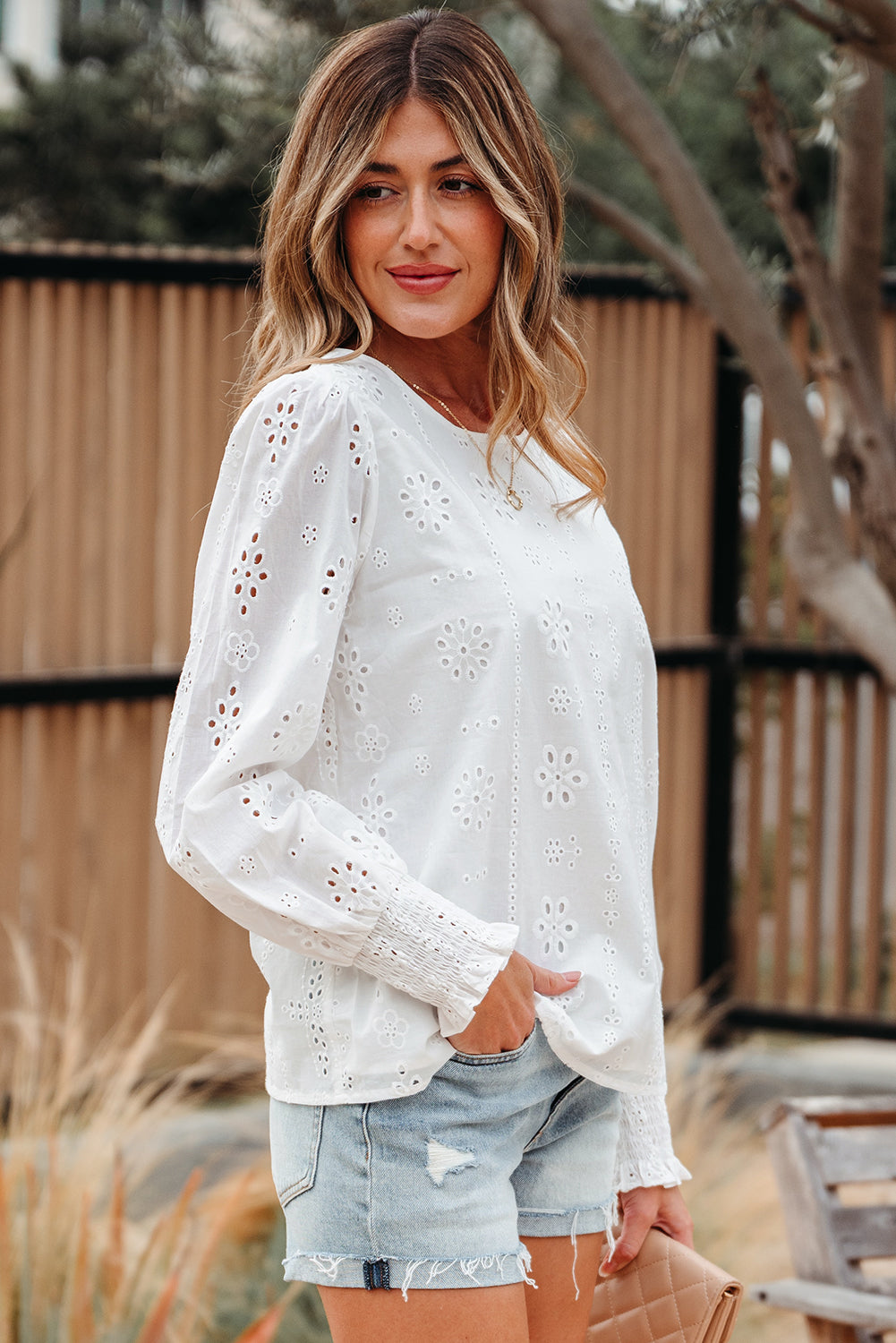 Blusa bordada bordada bordada blusa transparente