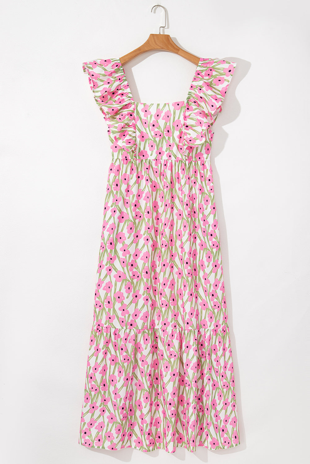 Vestido largo estampado floral