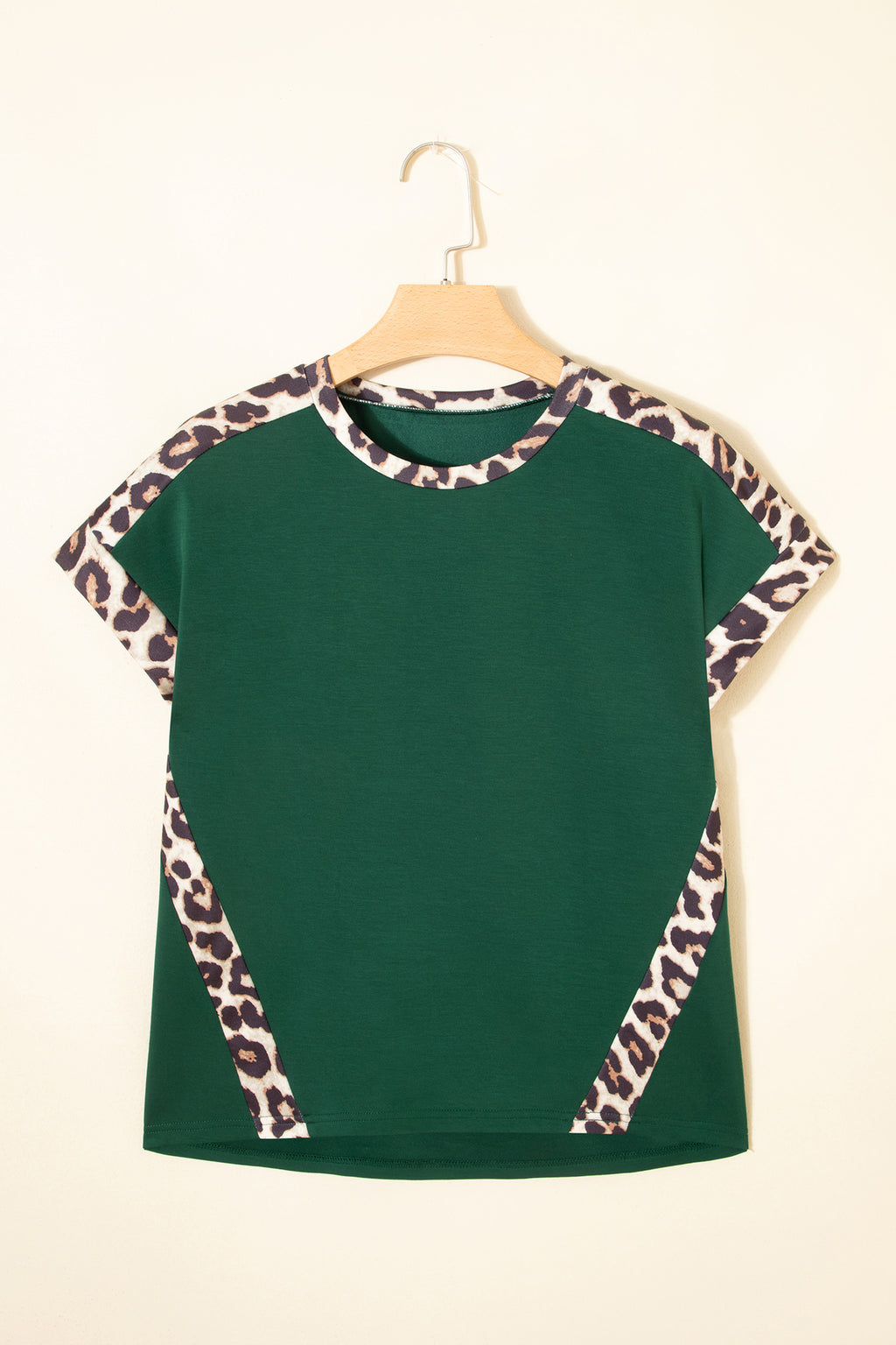Camiseta holgada con cuello redondo