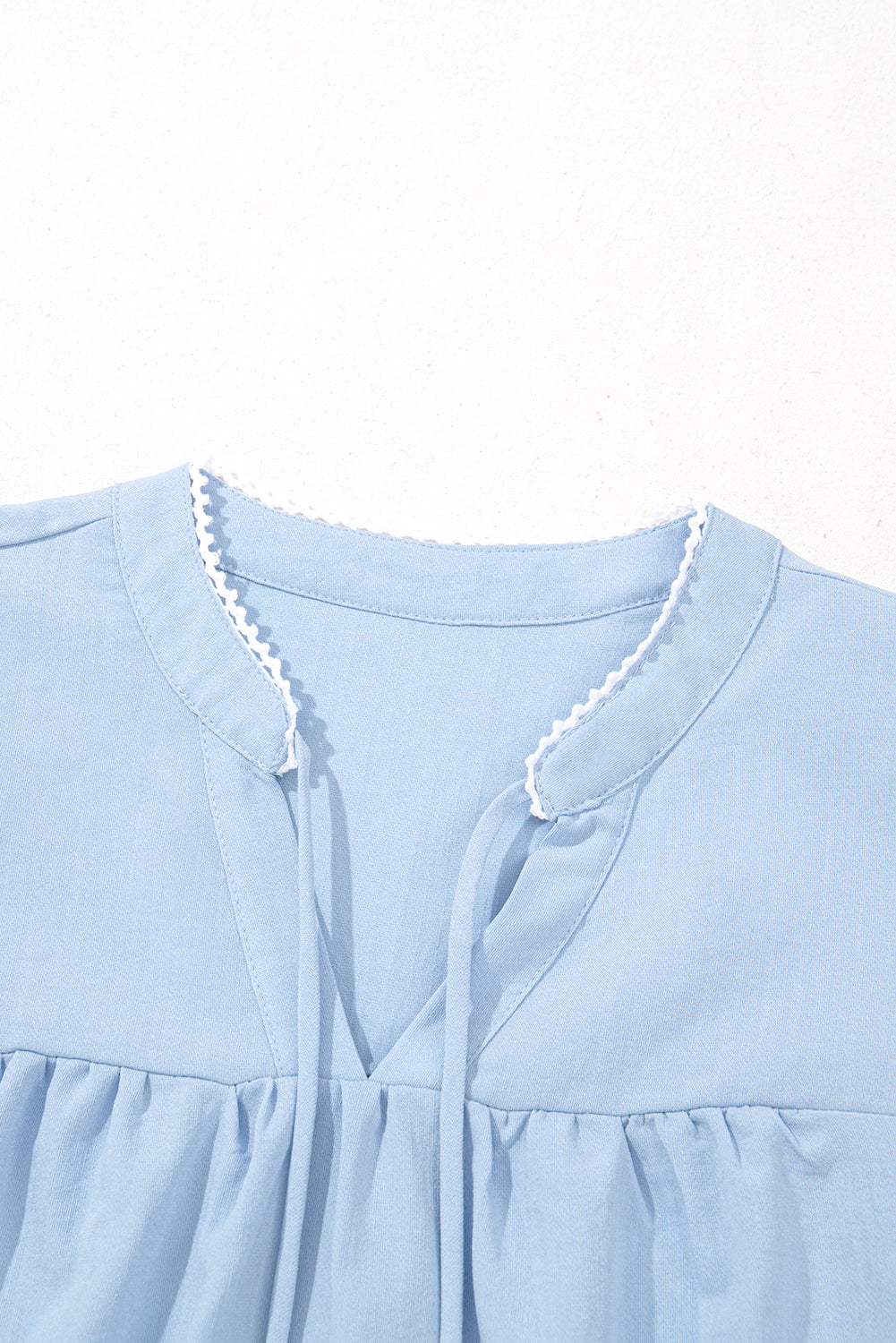 Beau Blue Floral Floral Borded