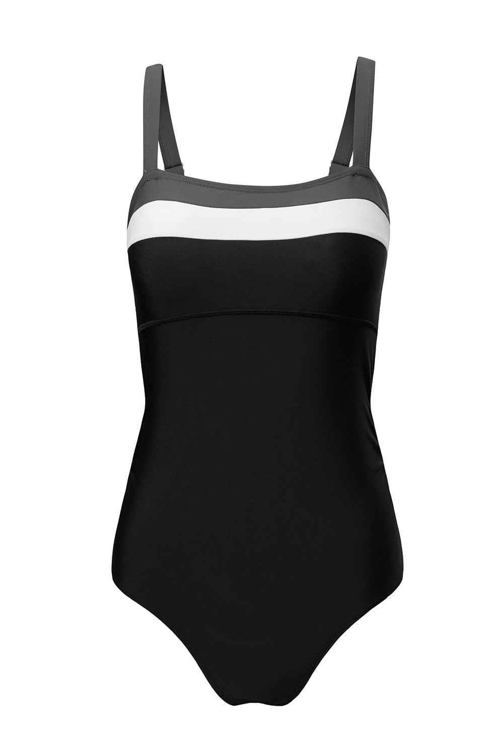 Traje de baño de una pieza con tirantes