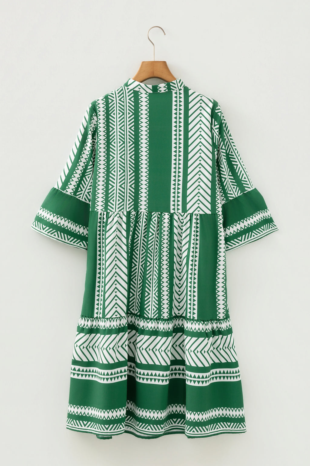 Vestido casual estampado étnico boho