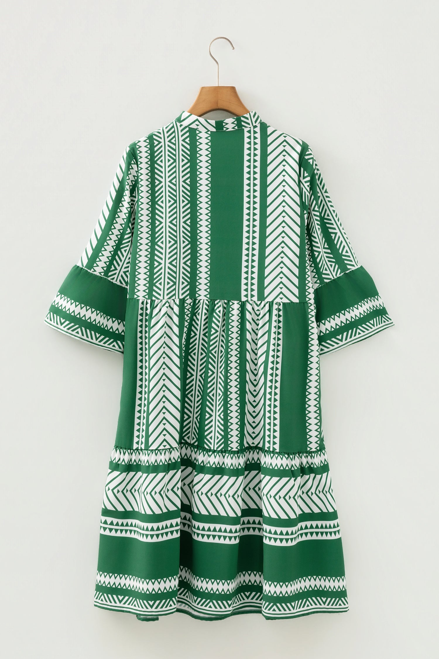 Vestido casual estampado étnico boho