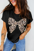 Camiseta con cuello redondo de algodón bordada