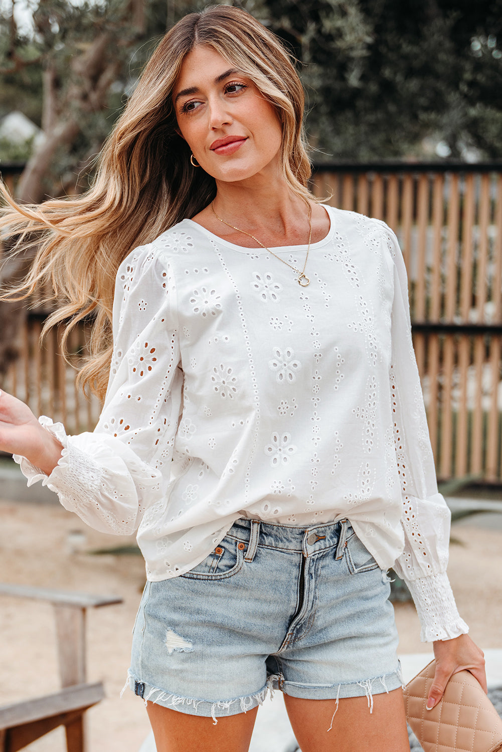Blusa bordada bordada bordada blusa transparente